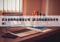 武汉老牌网站建设公司（武汉网站建设技术支持）